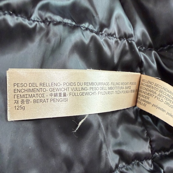 [Massimo Dutti] Black Hooded Puffer Jacket - Picture 15 of 16